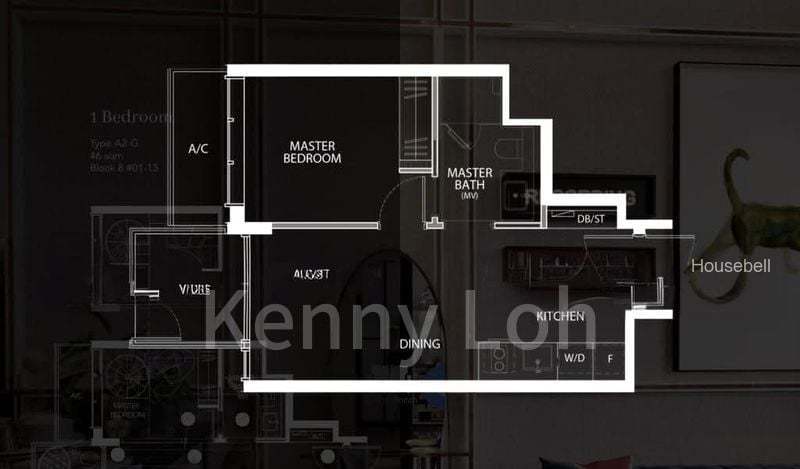 Jervois Mansion, S$ 4,800 /mo, 495 sqft, Condos - Condominium