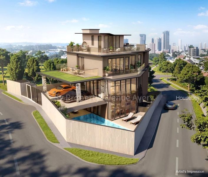 Chancery Hill Villas, S$ 12,388,000, 2,564 sqft, 有地 - Semi-Detached House