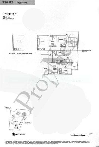 RiverTrees Residences, S$ 1,850,000, 1,119 sqft, Condos - Condominium