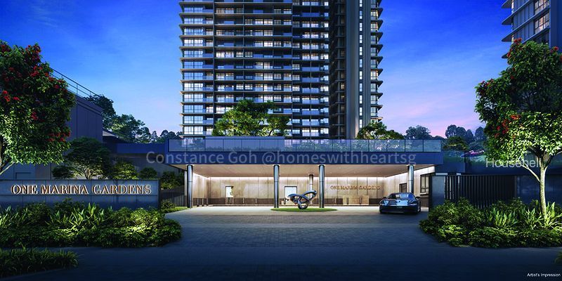 One Marina Gardens, S$ 4,773,400, 1,647 sqft, 公寓 - Apartment