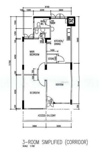 3 Room (3S) HDB for Sale in  301 Ubi Avenue 1(7)