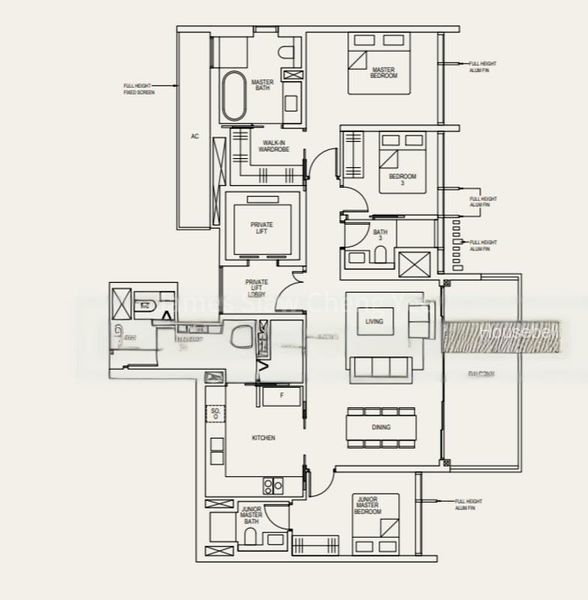 The Avenir, S$ 5,600,000, 1,572 sqft, 公寓 - Condominium
