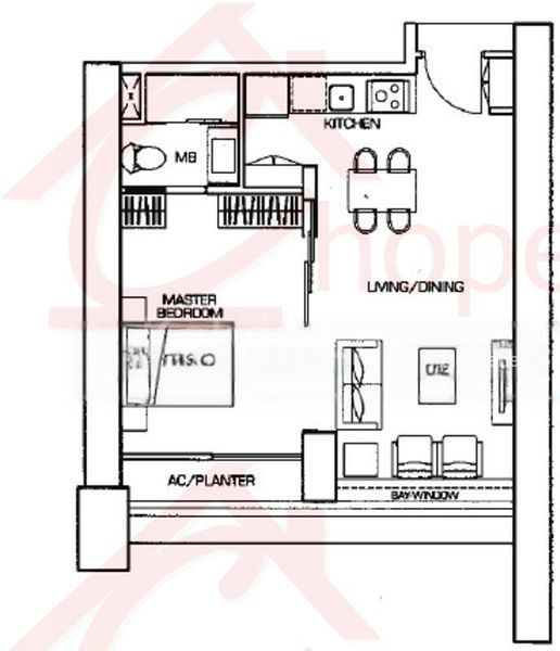 The Sail @ Marina Bay, S$ 1,300,000, 657 sqft, Condos - Apartment