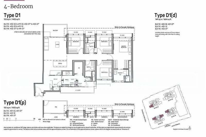 Tembusu Grand, S$ 1,409,000, 527 sqft, Condos - Condominium