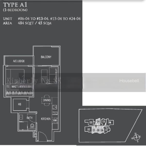 26 Newton, S$ 1,048,888 (最低价格), 484 sqft, 公寓 - Condominium