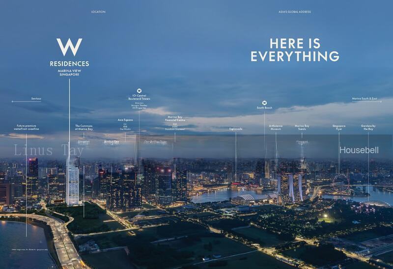 W Residences Marina View - Singapore, S$ 8,740,000 (可协商价格), 2,250 sqft, 公寓 - Apartment