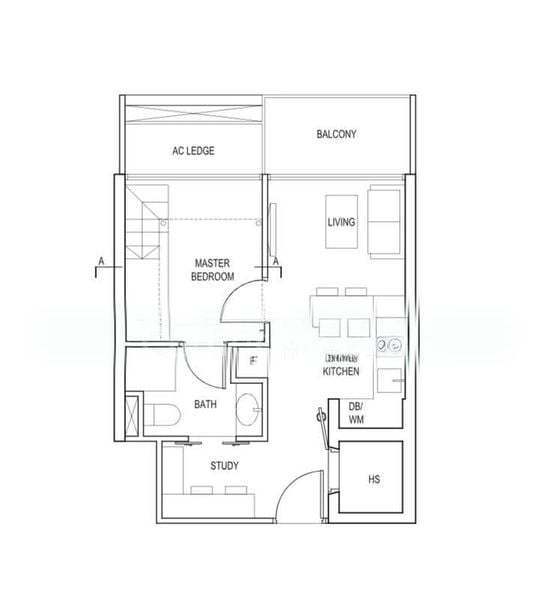 Spottiswoode Suites, S$ 3,600 /月, 441 sqft, 公寓 - Condominium