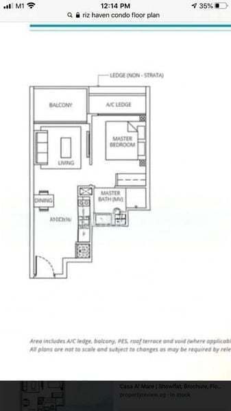Riz Haven, S$ 2,800 /月, 570 sqft, 公寓 - Condominium