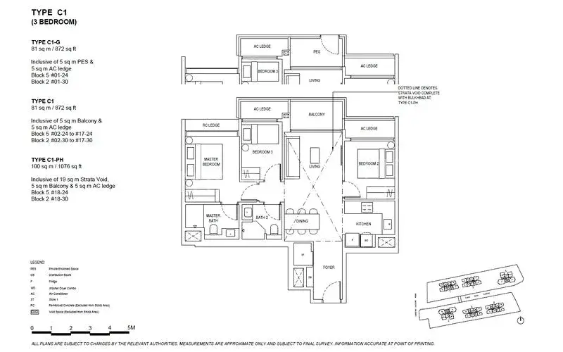 The Continuum, S$ 2,200,000, 872 sqft, 公寓 - Condominium