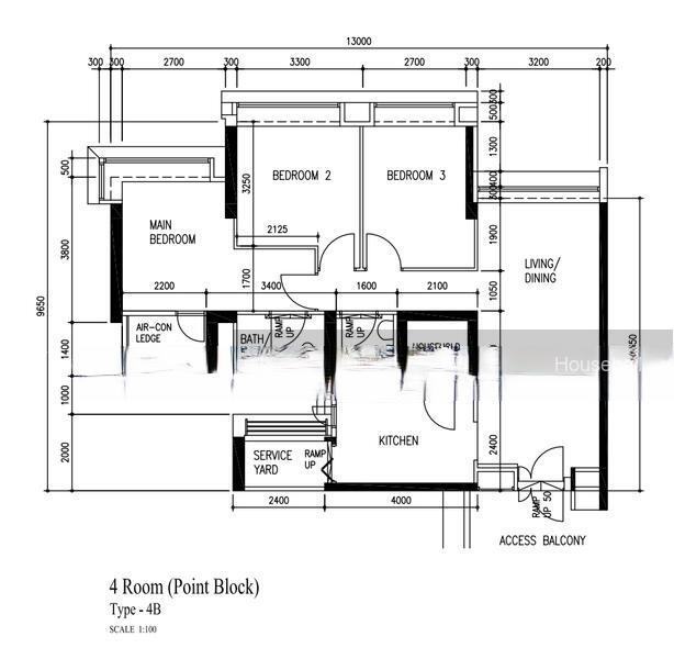 61B Strathmore Avenue, S$ 1,130,000, 1,055 sqft, 组屋 - 4 A