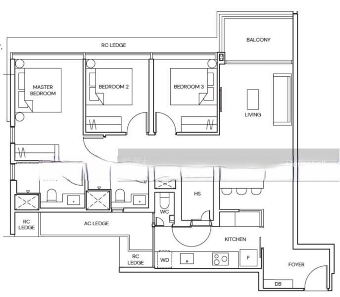 Terra Hill, S$ 2,817,000 (可协商价格), 1,087 sqft, 公寓 - Condominium