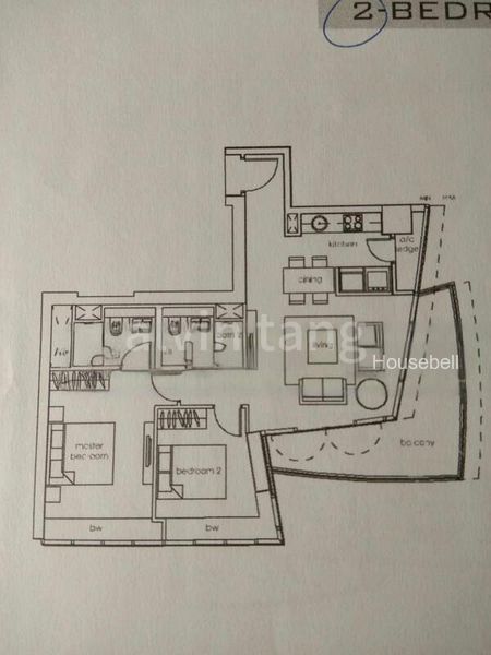 One Shenton, S$ 2,090,000, 1,087 sqft, 公寓 - Condominium