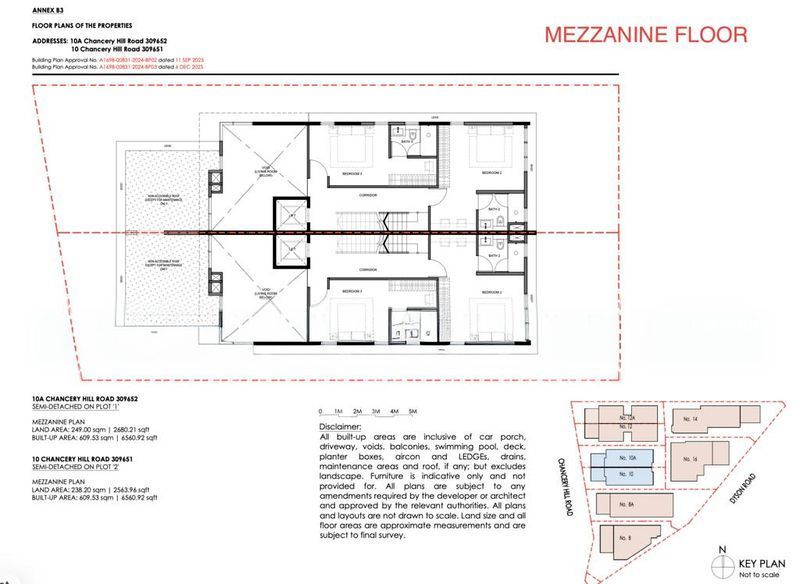 5 Bed Semi-Detached House (Landed) for Sale in  Chancery Hill Road, S$ 12,388,888, 2,680 sqft, 有地 - Semi-Detached House