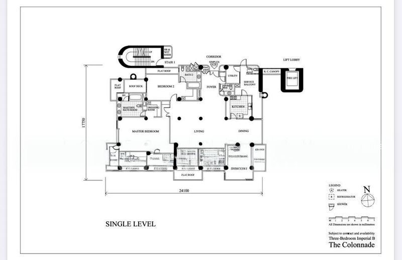 The Colonnade, S$ 19,600 /mo, 3,617 sqft, Condos - Condominium