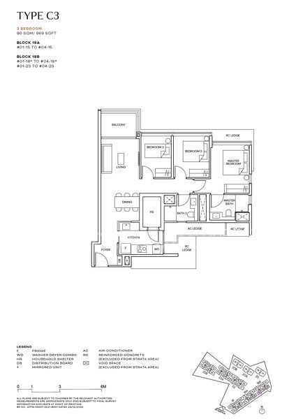 Terra Hill, S$ 2,486,000, 807 sqft, 公寓 - Apartment