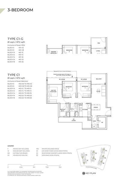 8@BT, S$ 2,799,999, 1,001 sqft, 公寓 - Condominium
