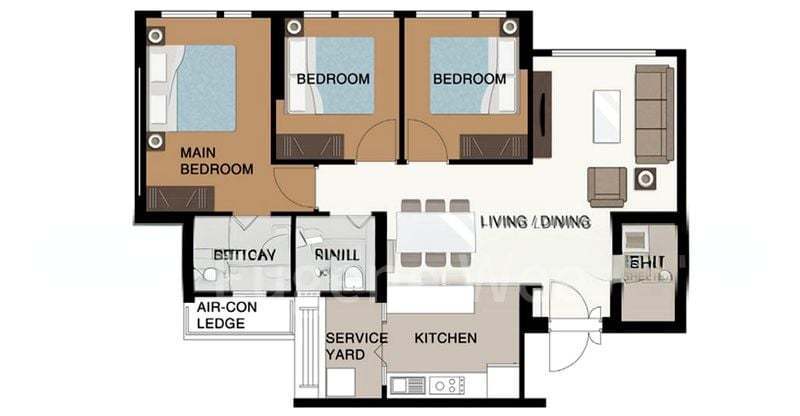 4 Room (4A) HDB for Sale in  571B Woodlands Avenue 1(6)