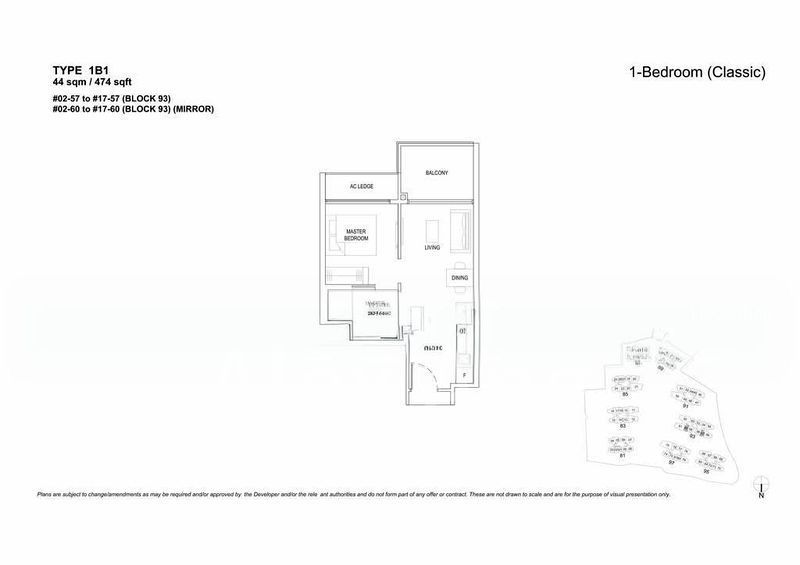 The Florence Residences, S$ 830,000, 474 sqft, Condos - Condominium