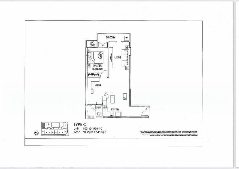 Rangoon 88, S$ 1,110,000, 645 sqft, 公寓 - Condominium