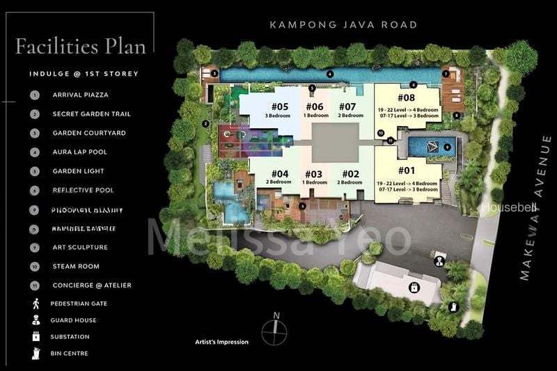The Atelier, S$ 6,000 /mo, 872 sqft, Condos - Condominium