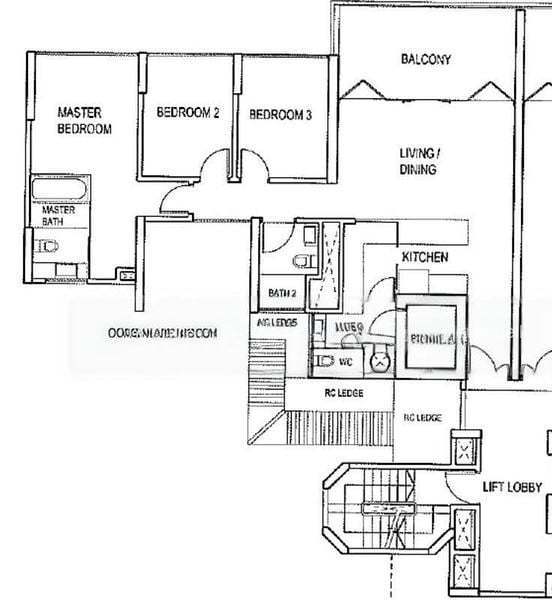The Shore Residences, S$ 2,988,888, 1,292 sqft, 公寓 - Condominium