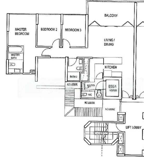 The Shore Residences, S$ 2,988,888, 1,292 sqft, 公寓 - Condominium