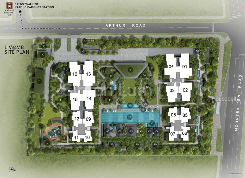 Liv @ Mb, S$ 3,489,000, 1,668 sqft, 公寓 - Condominium