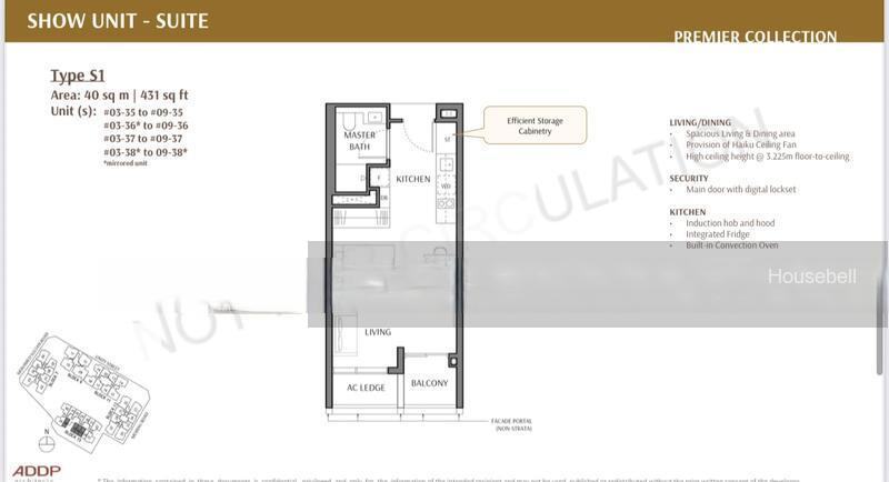 The Robertson Opus, S$ 1,370,000 (Negotiable), 431 sqft, Condos - Condominium