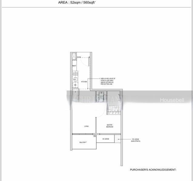 Affinity At Serangoon, S$ 880,000, 560 sqft, 公寓 - Condominium