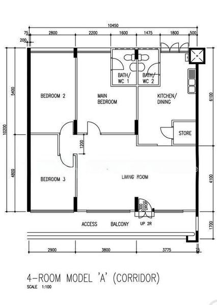 103B Depot Road, S$ 4,600 /月, 1,076 sqft, 组屋 - 4 A