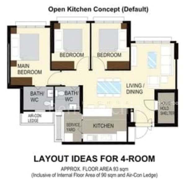 4 Room (4A) HDB for Rent in  Bedok South Road(7)