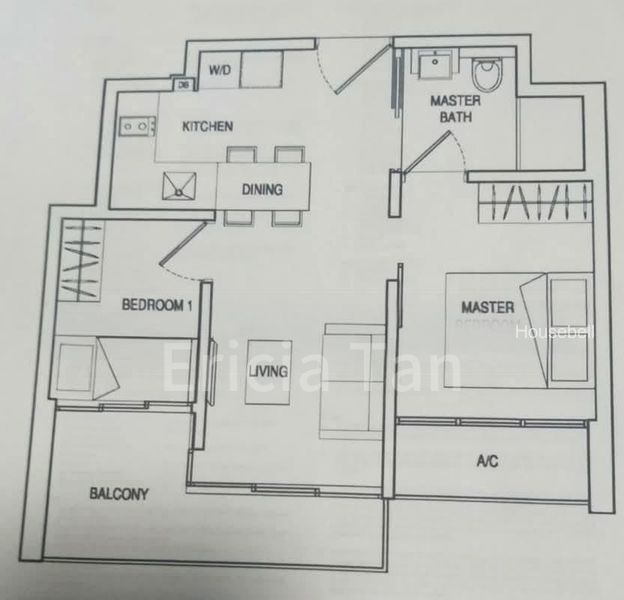 2 Bed Condo for Rent in  Eon Shenton(7)