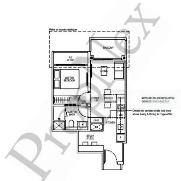 Irwell Hill Residences, S$ 5,000 /mo, 495 sqft, Condos - Condominium