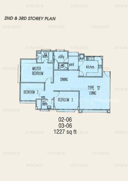 Telok Kurau Lodge, S$ 1,880,000, 1,227 sqft, 公寓 - Apartment