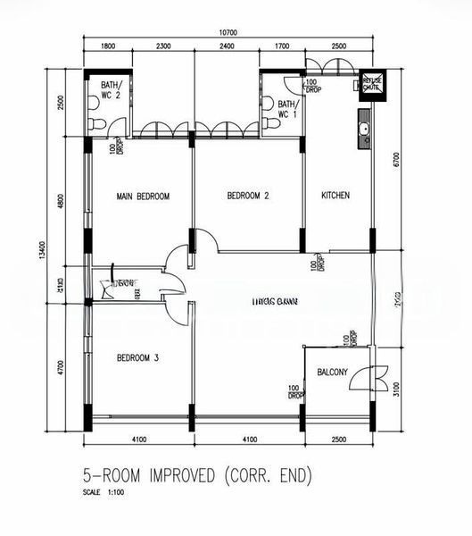 794 Yishun Ring Road, S$ 660,000, 1,302 sqft, 组屋 - 5 A