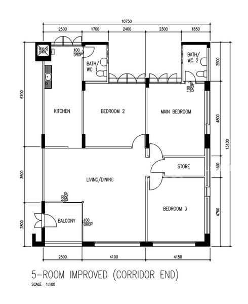 5 Room (5I) HDB for Sale in  175 Bishan Street 13(7)