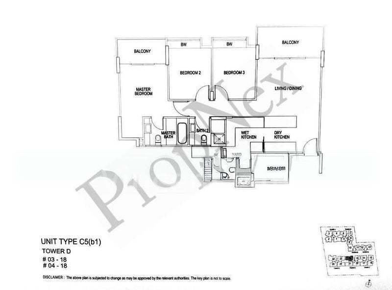 The Sound, S$ 5,900 /月, 1,141 sqft, 公寓 - Condominium